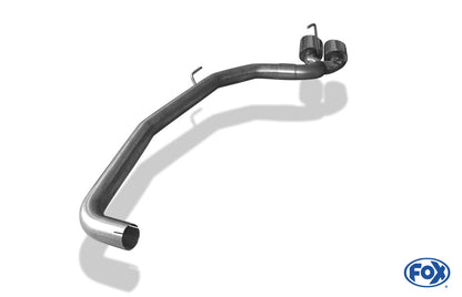 Fiat Ducato Wohnmobil Endrohr Ausgang zur Fahrerseite - 2x115x85 Typ 38