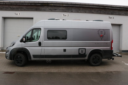 Fiat Ducato/ Peugeot Boxer/ Peugeot Tourne/ Citroen Jumper Endrohr Ausgang zur Fahrerseite - 2x115x85 Typ 38