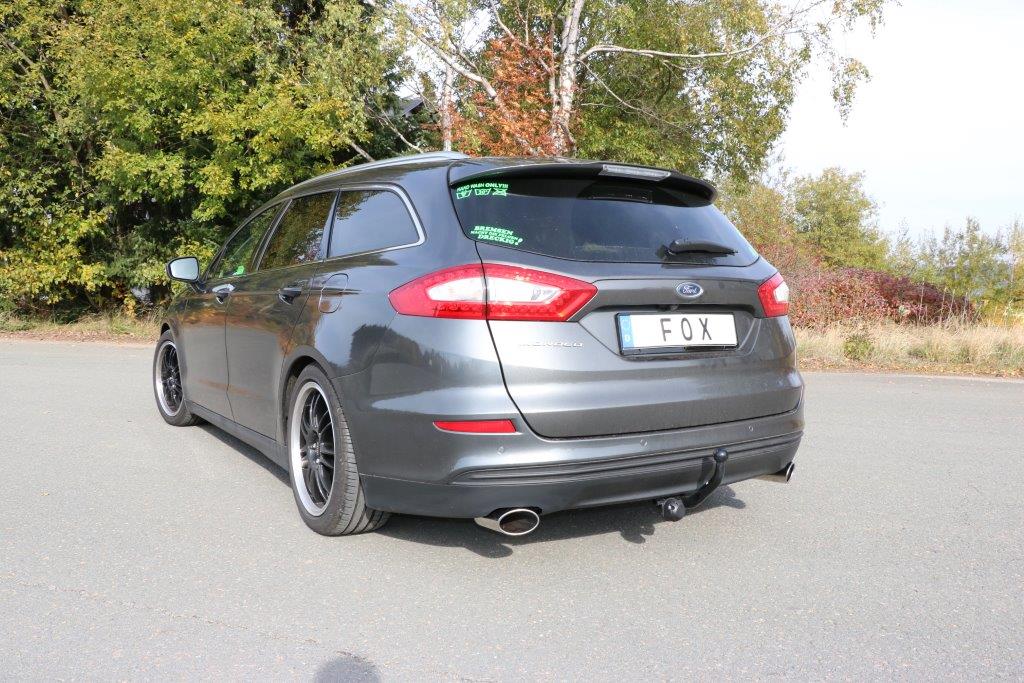 Mondeo V Schrägheck/ Turnier/ Stufenheck Endschalldämpfer quer Ausgang rechts/links - 115x85 Typ 38 rechts/links