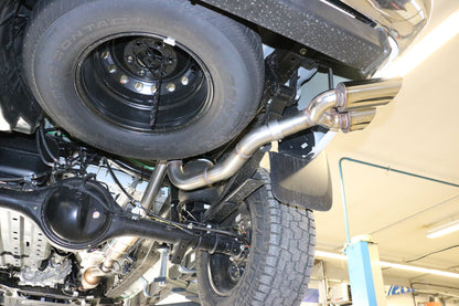 Ford Ranger 4x4 - Doppelkabine + Wildtrak Endschalldämpfer Sidepipe, Ausgang an der rechten Fahrzeugseite hinter dem Hinte...