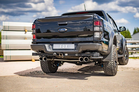 Ford Raptor - Doppelkabine Endschalldämpfer Ausgang rechts/links - 2x100 Typ 25 rechts/links