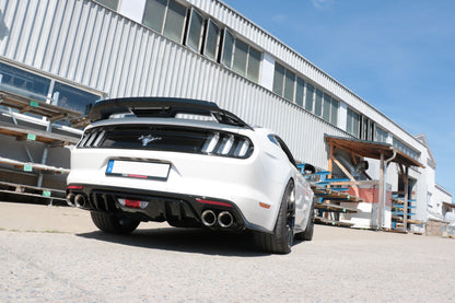 Ford Mustang VI Coupe & Convertible - 4/6/8 -Zylinder Endschalldämpfer rechts/links ohne Abgasklappen - 2x100 Typ 25 recht...