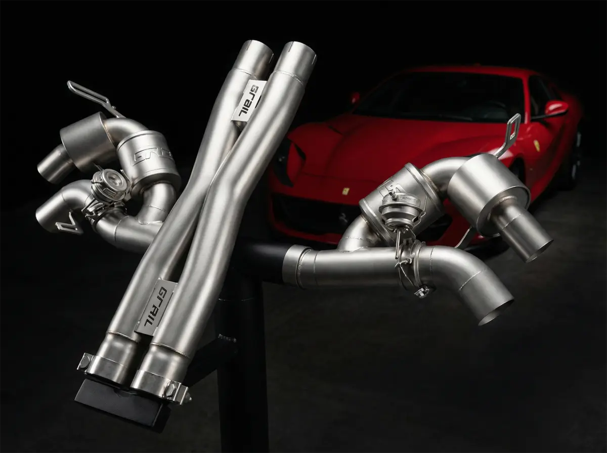 GRAIL Klappenabgasanlage | ECE | ohne OPF | passend für Ferrari 812 Superfast