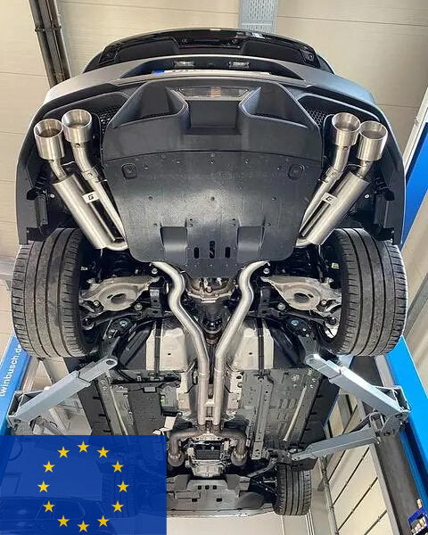 GRAIL Klappenabgasanlage | ECE | passend für Ford Mustang 5.0 GT V8 Gen. 6 S550 FL (Bj. 2018-2024)(EU-Modell)