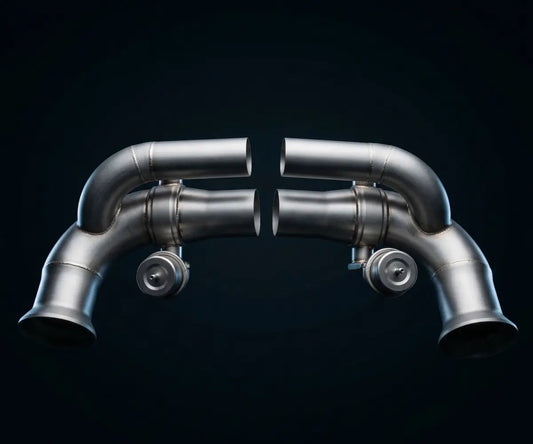 GRAIL Klappenabgasanlage | ECE | passend für Porsche 911 GT3 RS (991.1) Link Pipes