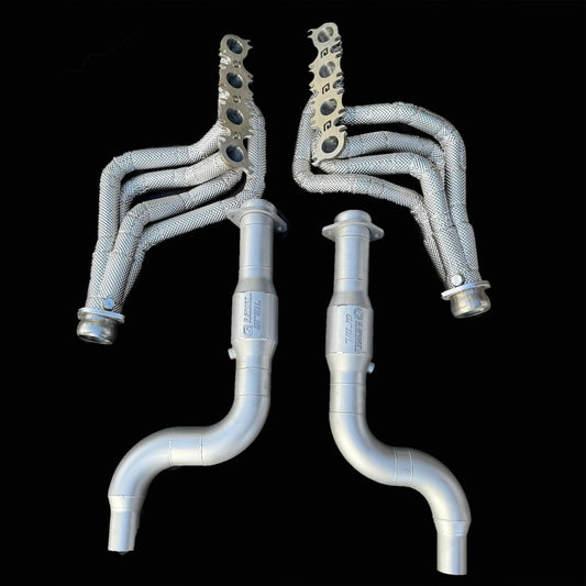 GRAIL Sportkatalysator | ECE | passend für Ford Mustang Gen. 6 FL / Gen. 7 Fächerkrümmer mit und Thermoisolierung