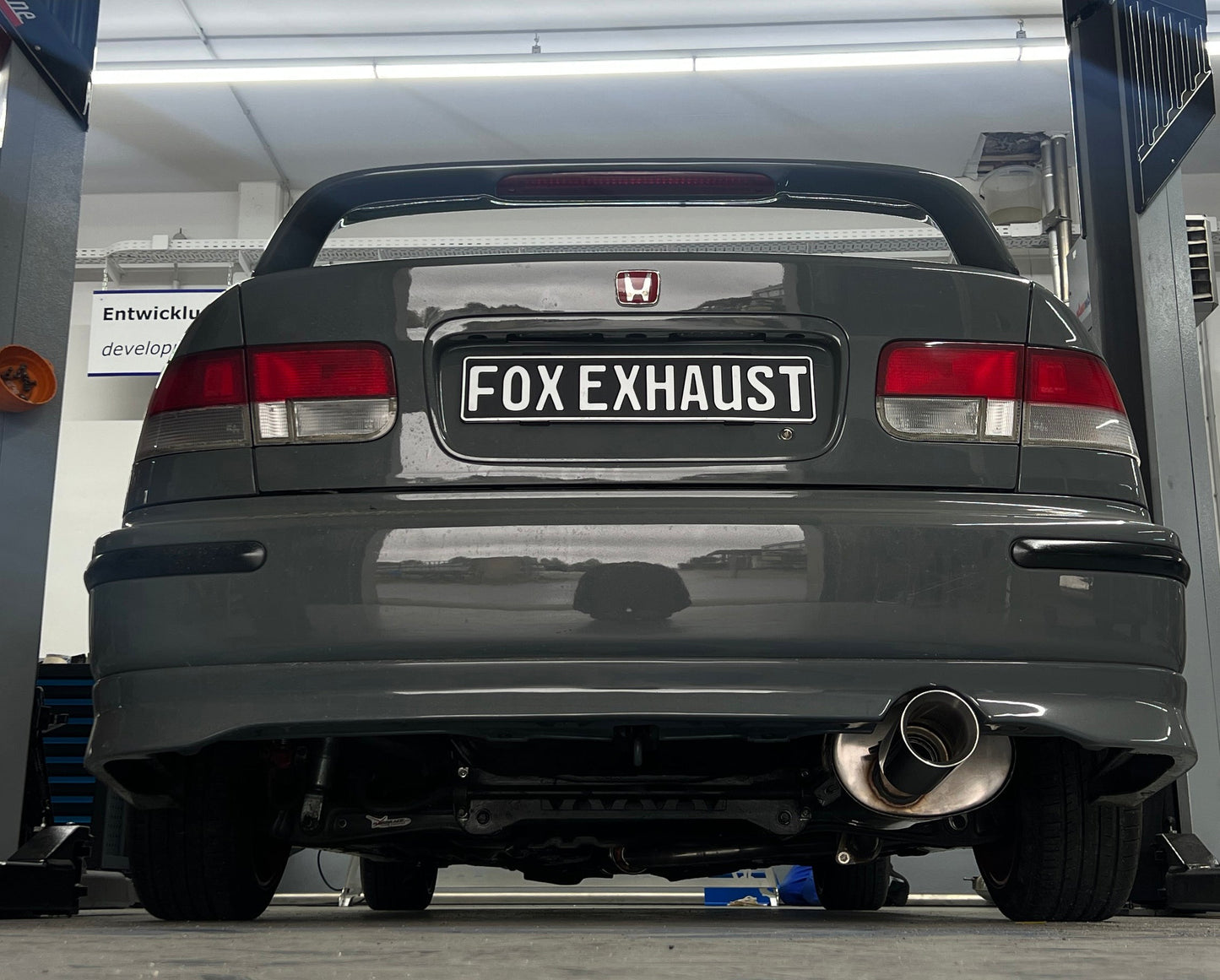 Honda Civic VI Coupe Typ EJ Endschalldämpfer einflutig - 1x100 Typ 24