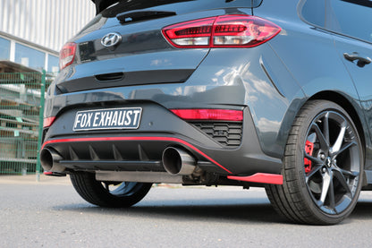 Hyundai i30N Facelift Endrohre passend auf den originalen Endschalldämpfer - 1x130 Typ 14 rechts/links