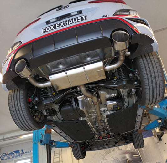 Hyundai Kona N Endschalldämpfer quer Ausgang rechts/links - 160x130 Typ 38 rechts/links