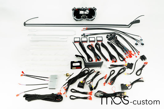 Audi A5 F5 Ambientebeleuchtung Nachrüstsatz | 30 Farben, Steuerung über MMI