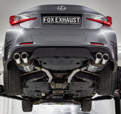 Lexus RC200T Endschalldämpfer rechts/links - 2x90 Typ 25 rechts/links