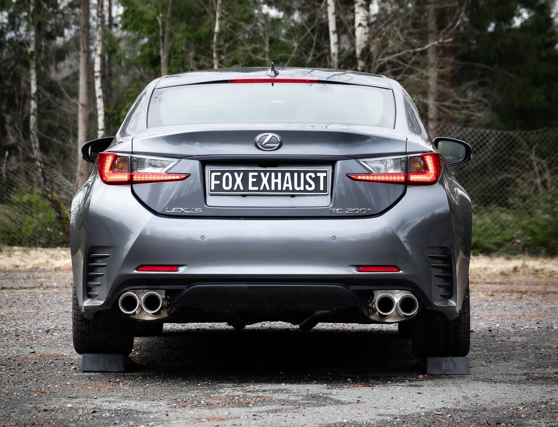 Lexus RC200T Endschalldämpfer rechts/links - 2x90 Typ 25 rechts/links