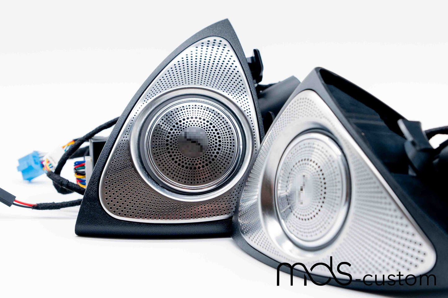 Mercedes W213 3D-Hochtöner mit Ambientebeleuchtung – Nachrüstsatz für Mercedes E-Klasse