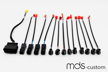 Audi A6 C8 Ambientebeleuchtung Nachrüstsatz | 30 Farben, Steuerung über MMI