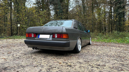 Mercedes 190 W201 Endschalldämpfer und Vorschalldämpfer - 2x76 Typ 25