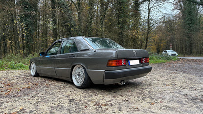 Mercedes 190 W201 Endschalldämpfer und Vorschalldämpfer - 2x76 Typ 25