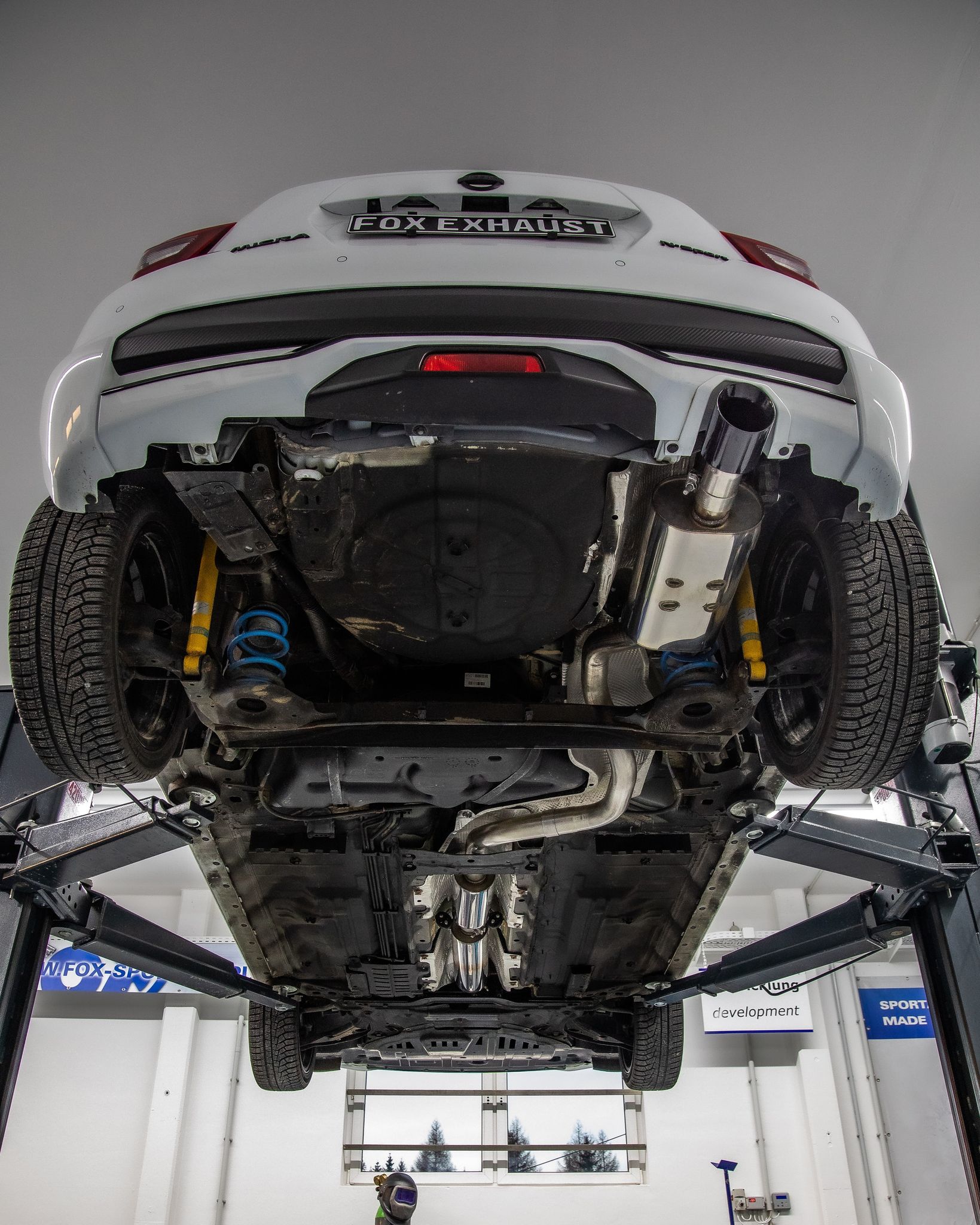 Nissan Micra K14 N Endschalldämpfer - 1x90 Typ 25 schwarz emalliert