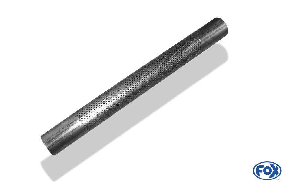 FOX Perforiertes Rohr Variante 1 - Ø50mm - Länge: 600mm Mit ausgestanzten Löchern Ø3mm - 2/3 sind perforiert - Material: 1:4512