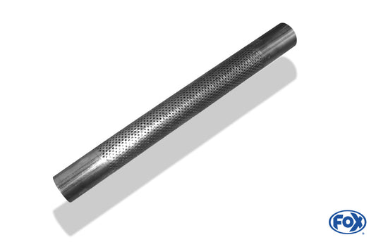 FOX Perforiertes Rohr Variante 1 - Ø63,5mm - Länge: 600mm Mit ausgestanzten Löchern Ø3mm - Material: 1:4512