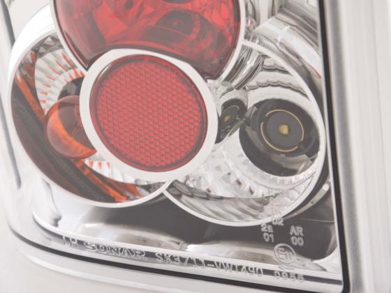 Rückleuchten Set VW Bus T4 Typ 70...  91-04 chrom