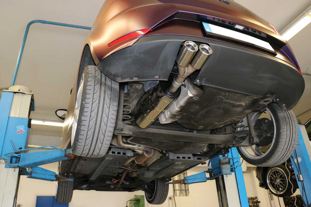 Seat Ibiza 6J Endschalldämpfer - 2x76 Typ 13