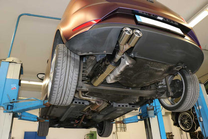 Seat Ibiza 6J Endschalldämpfer - 2x76 Typ 13