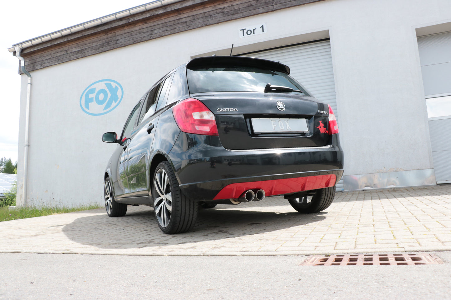 Skoda Fabia  Limousine Endschalldämpfer - 2x76 Typ 25