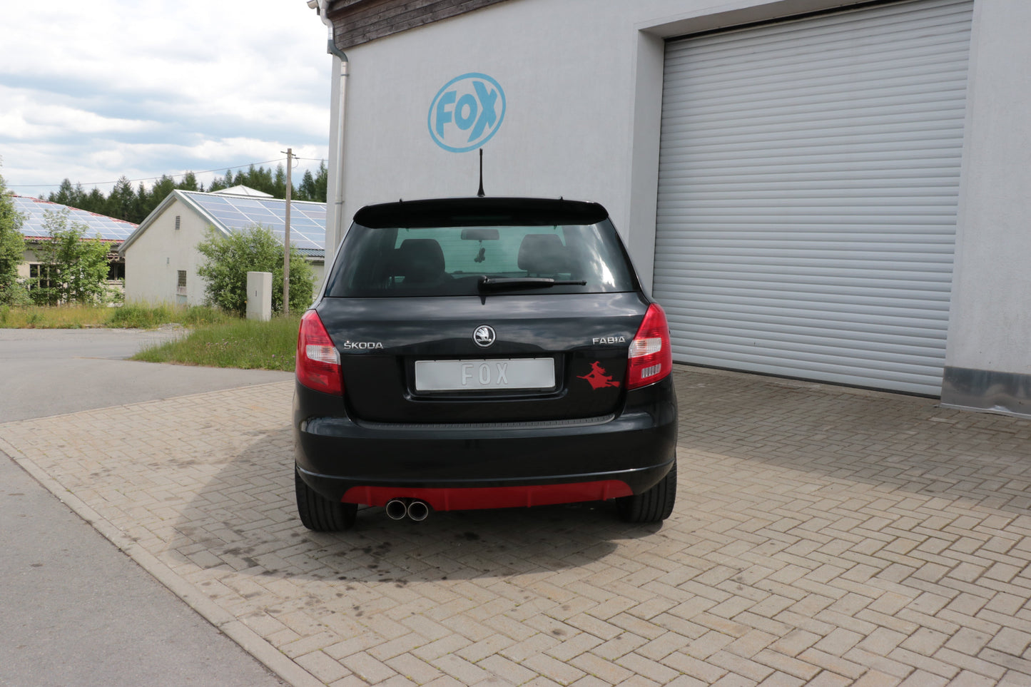 Skoda Fabia  Limousine Endschalldämpfer - 2x76 Typ 25