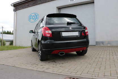 Skoda Fabia  Limousine Endschalldämpfer - 160x90 Typ 38