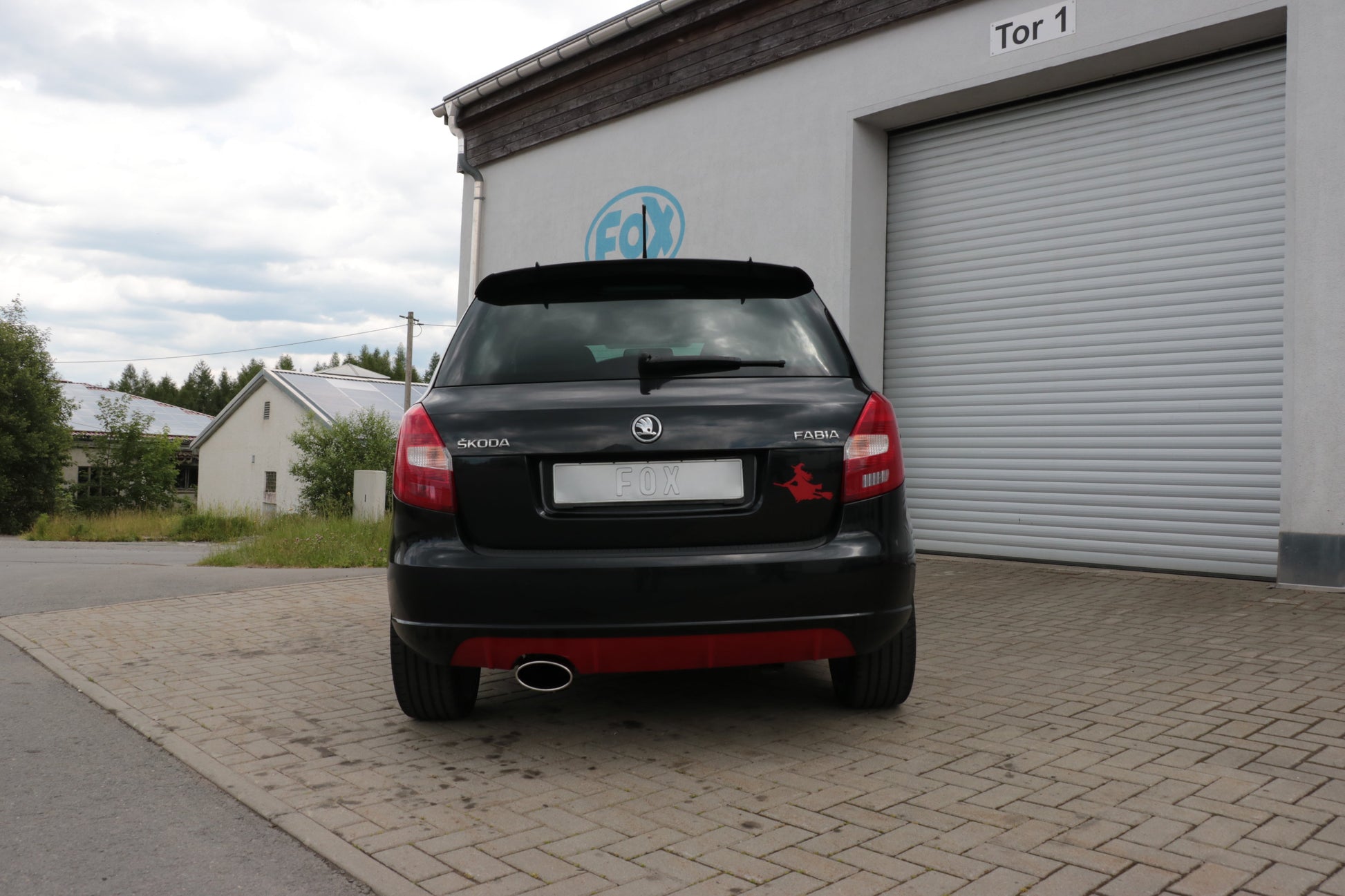 Skoda Fabia  Limousine Endschalldämpfer - 160x90 Typ 38