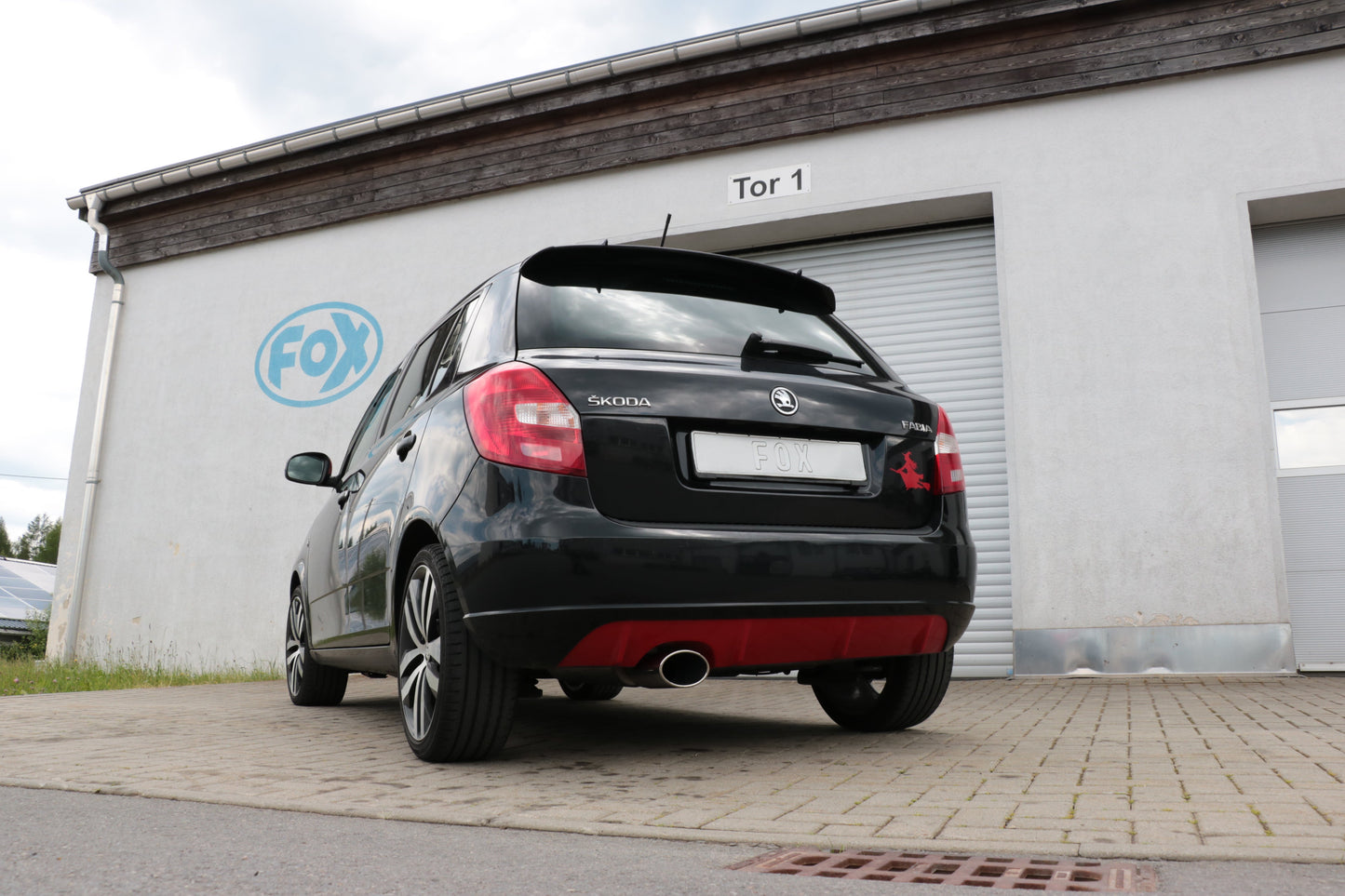 Skoda Fabia  Limousine Endschalldämpfer - 140x90 Typ 44