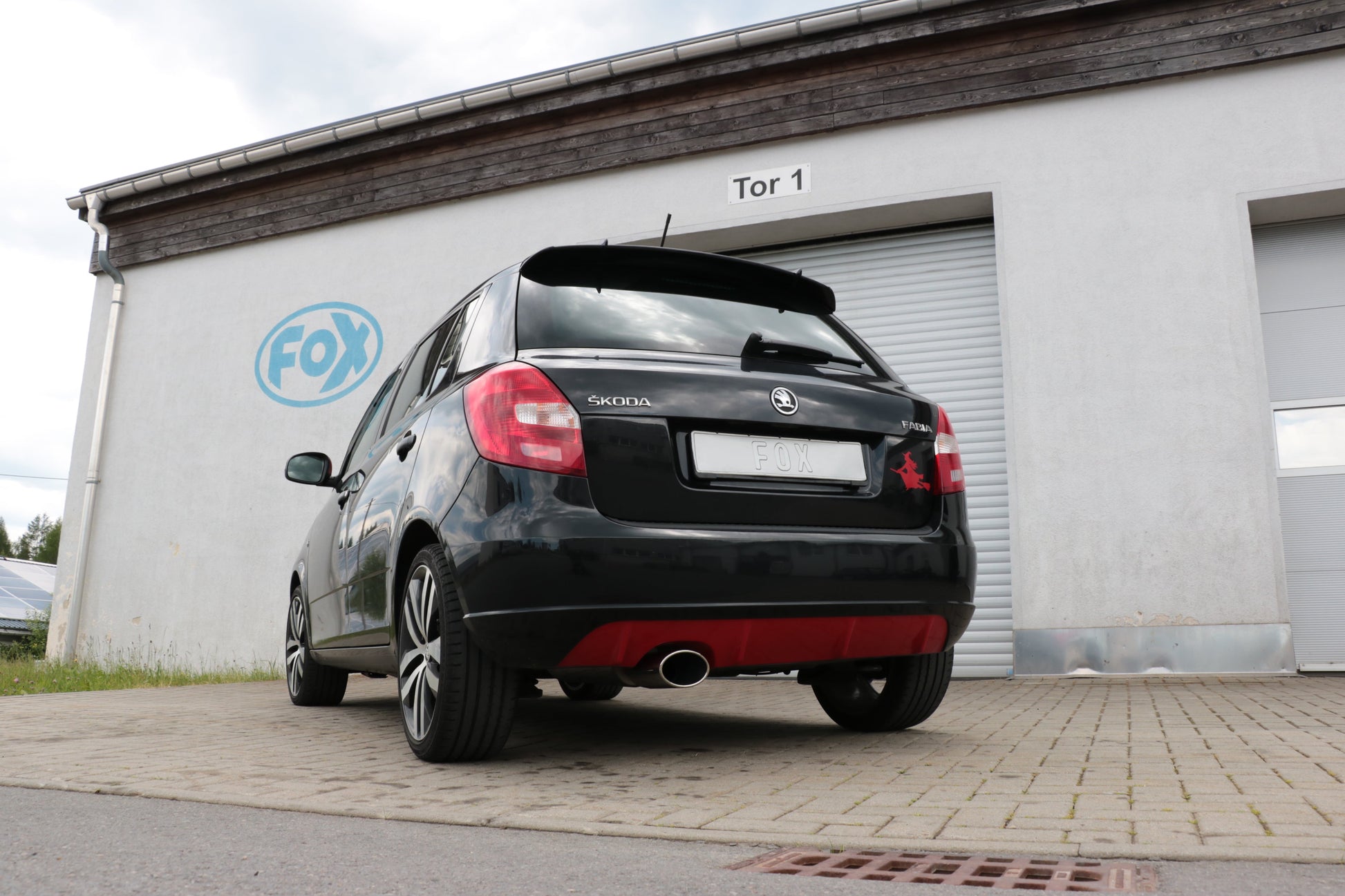 Skoda Fabia  Limousine Endschalldämpfer - 140x90 Typ 44
