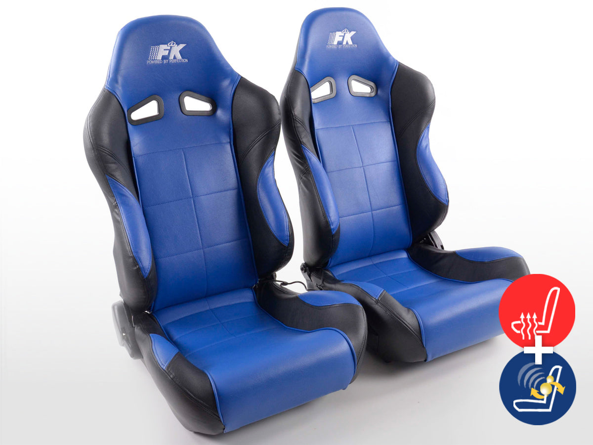 FK Sportsitze Auto Halbschalensitze Set Comfort mit Sitzheizung + Massagefunktion