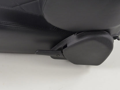 FK Sportsitze Auto Halbschalensitze Set Kunstleder schwarz Naht schwarz