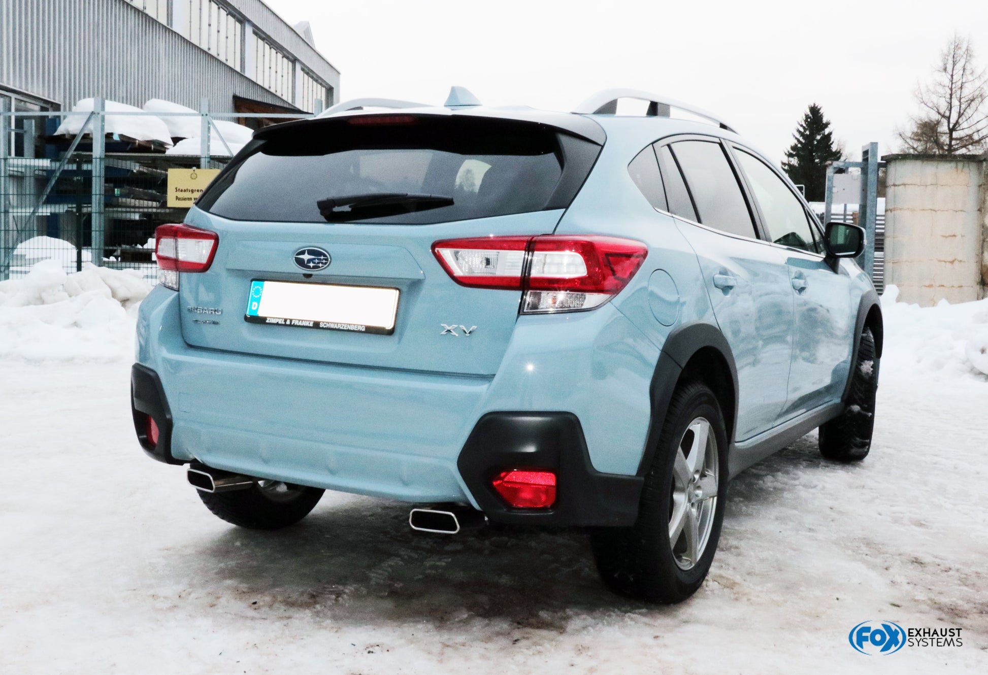 Subaru XV - G5 Endschalldämpfer quer Ausgang rechts/links - 145x65 Typ 59 rechts/links