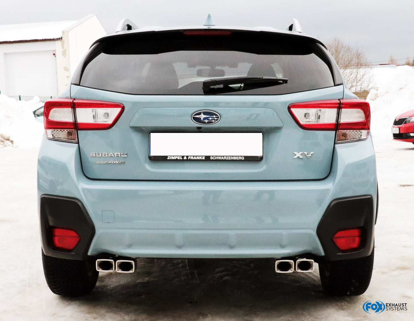 Subaru XV - G5 Endschalldämpfer quer Ausgang rechts/links - 4x Sonderendrohr