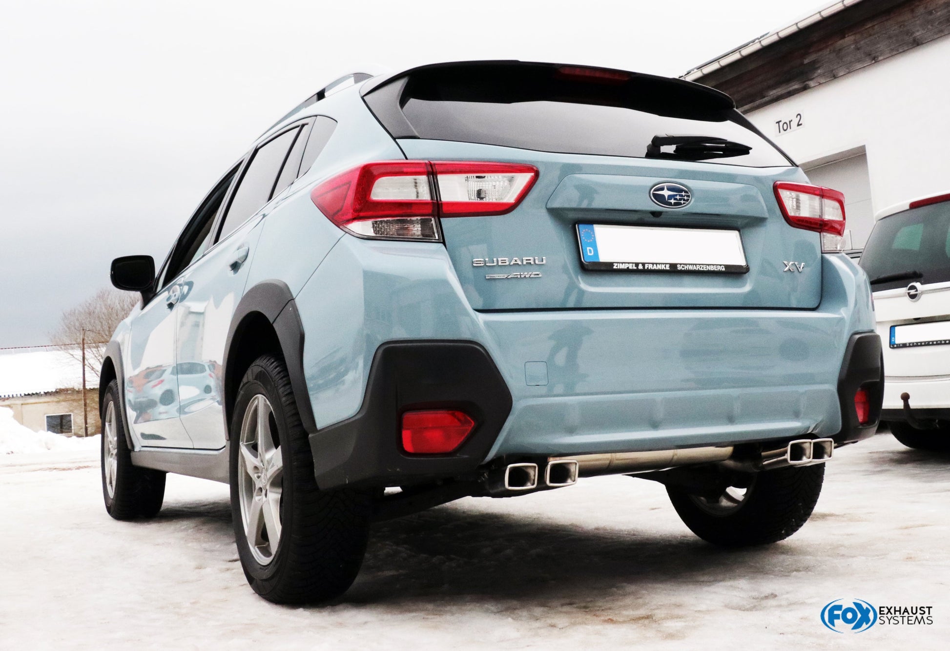 Subaru XV - G5 Endschalldämpfer quer Ausgang rechts/links - 4x Sonderendrohr