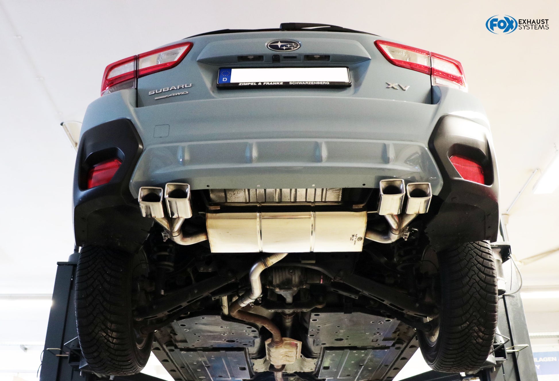 Subaru XV - G5 Endschalldämpfer quer Ausgang rechts/links - 4x Sonderendrohr