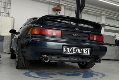 Toyota MR2 Typ W2 Endschalldämpfer quer Ausgang rechts/links - 1x90 Typ 25 rechts/links