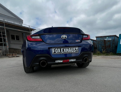 Toyota GR86 Endschalldämpfer - 1x114 Typ 25 rechts/links mit colouriertem Rand