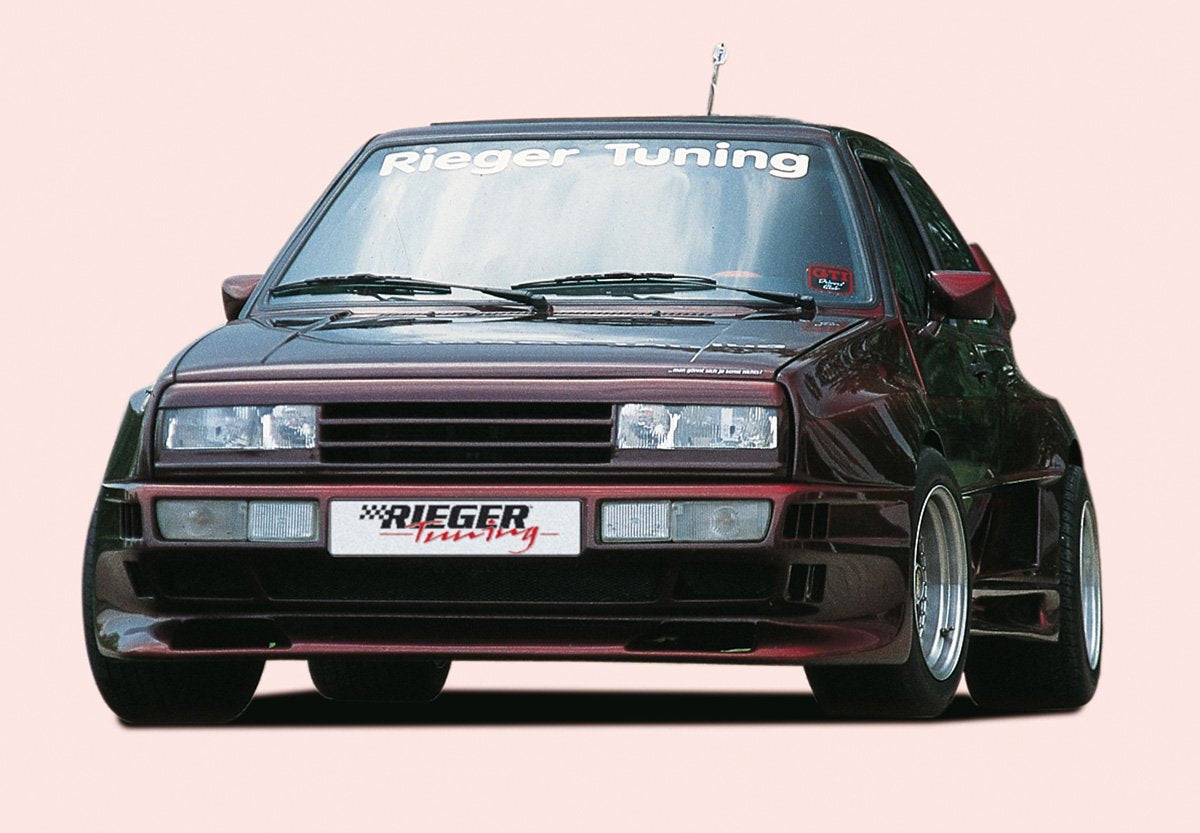 VW Golf 2 Rieger Spoilerstoßstange Breitbau II  GFK, 
Montagezubehör