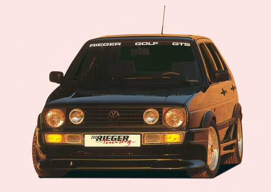 VW Golf 2 Rieger Spoilerschwert für Frontspoiler für Spoilerstoßstange, ABS, 
Montagezubehör