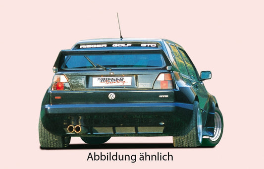 VW Golf 2 Rieger Heckschürze  GFK, 
Gutachten, Montagezubehör