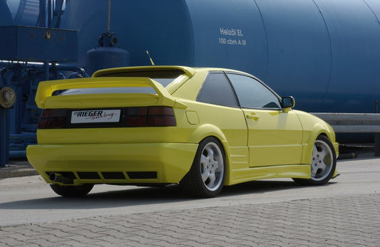 VW Corrado (53I) Rieger Heckschürze Breitbau I  GFK, 
Gutachten, Montagezubehör