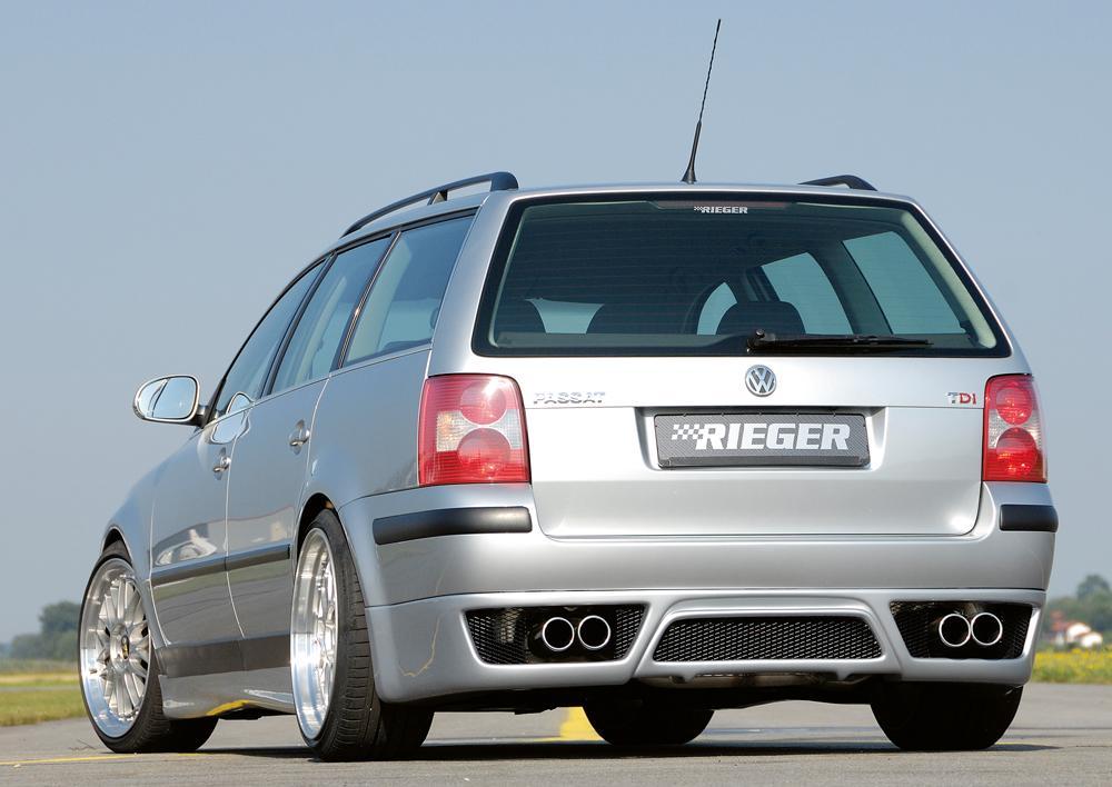 VW Passat (3BG) Rieger Heckansatz -> nur Variant ABS, inkl. Alugitter, –  Tuning King