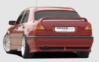 Mercedes C-Klasse (W202) Rieger Heckansatz ab Bj. 07.97- (ab Modell 98), nicht für T-Modell GFK, 
inkl. Alugitter, Gutachten, Montagezubehör