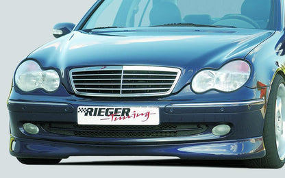 Mercedes C-Klasse (W203) Rieger Spoilerlippe für Avantgarde  -> nicht Sport Coupé, bis Modell 03.04 ABS, 
inkl. Gutachten, Montagezubehör