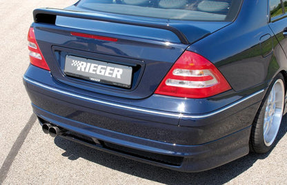 Mercedes C-Klasse (W203) Rieger Heckansatz   inkl. Facelift ABS, 
inkl. Alugitter, Gutachten, Montagezubehör