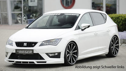 Seat Leon (5F) Rieger Seitenschweller  rechts, ABS, 
inkl. Montagezubehör, Gutachten