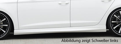 Seat Leon (5F) Rieger Seitenschweller  rechts, ABS, 
inkl. Montagezubehör, Gutachten